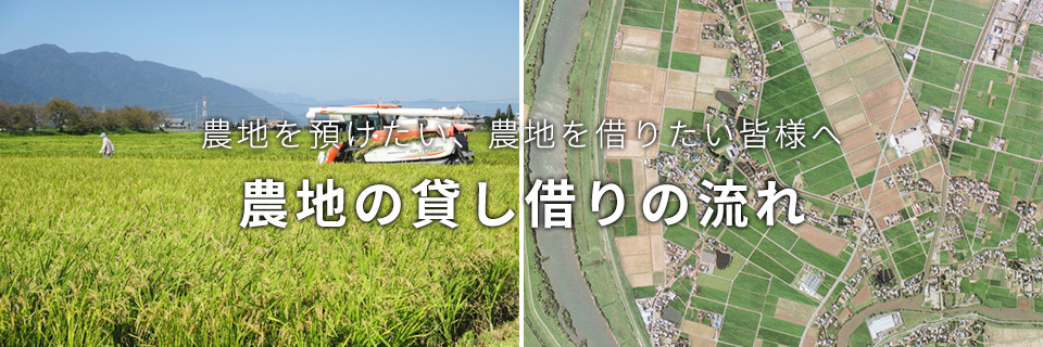 農地貸し借りの流れ
